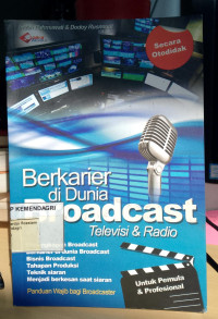 Image of Berkarier di dunia broadcast televisi dan radio