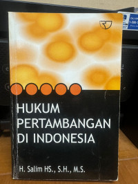 Image of Hukum pertambangan di Indonesia