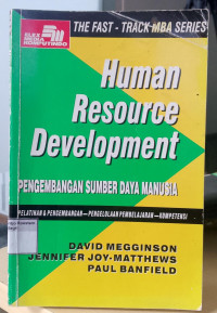 Image of Human resource development: pengembangan sumber daya manusia