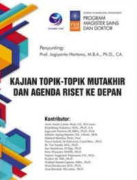 Image of Kajian topik-topik mutakhir dan agenda riset ke depan