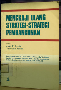Image of Mengkaji ulang strategi-strategi pembangunan