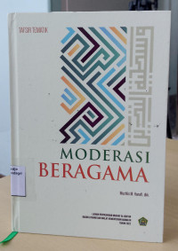 Image of Moderasi Beragama