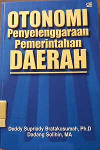 Image of Otonomi penyelenggaraan pemerintahan daerah