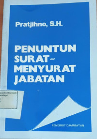 Image of Penuntun surat-menyurat jabatan
