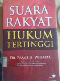 Image of Suara rakyat hukum tertinggi
